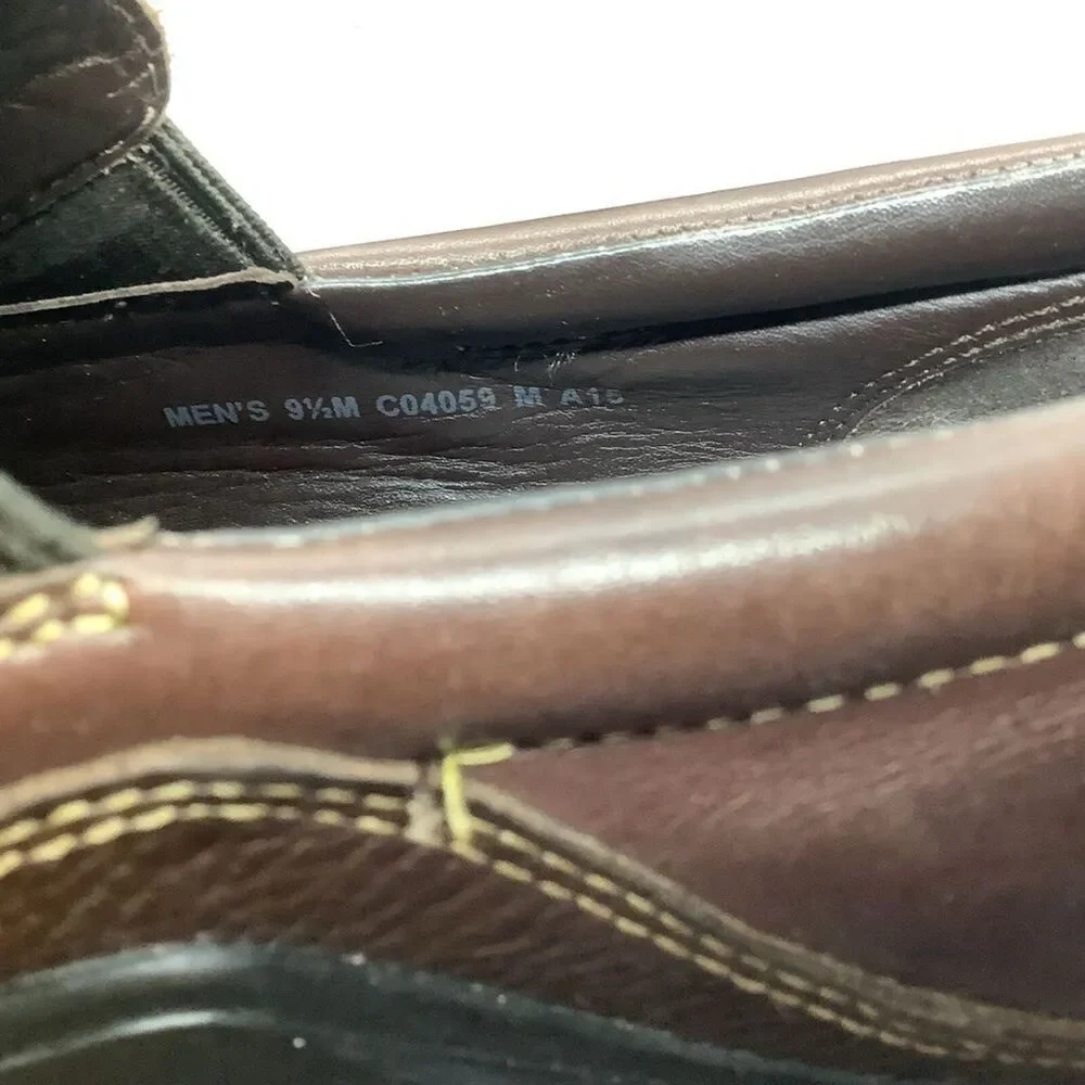 Cole Haan Slip On Venetian Loafer Shoes Mens 9.5M Brown Leather Driving‎ TUCKER